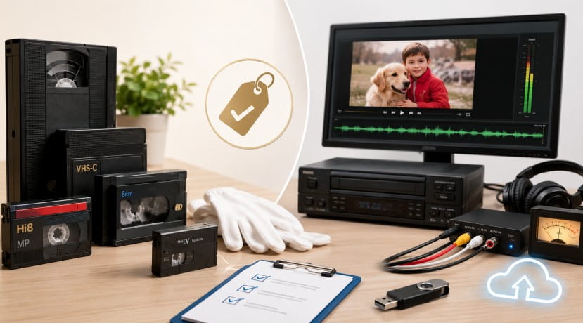 cost of digitizing video tapes