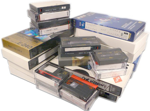 different types of video tapes