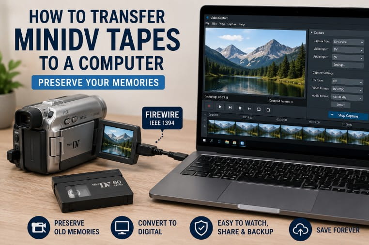 minidv tape transfer