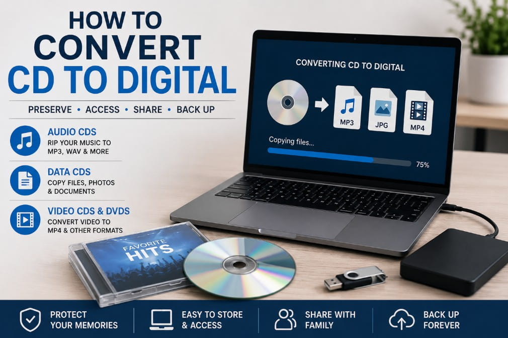 cd dvd to digital