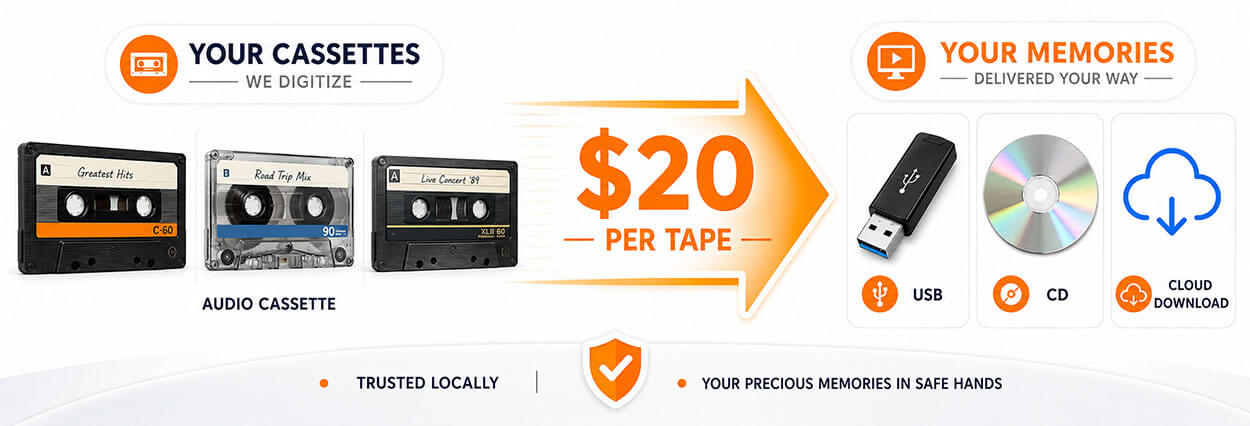 audio cassettes to digital mp3