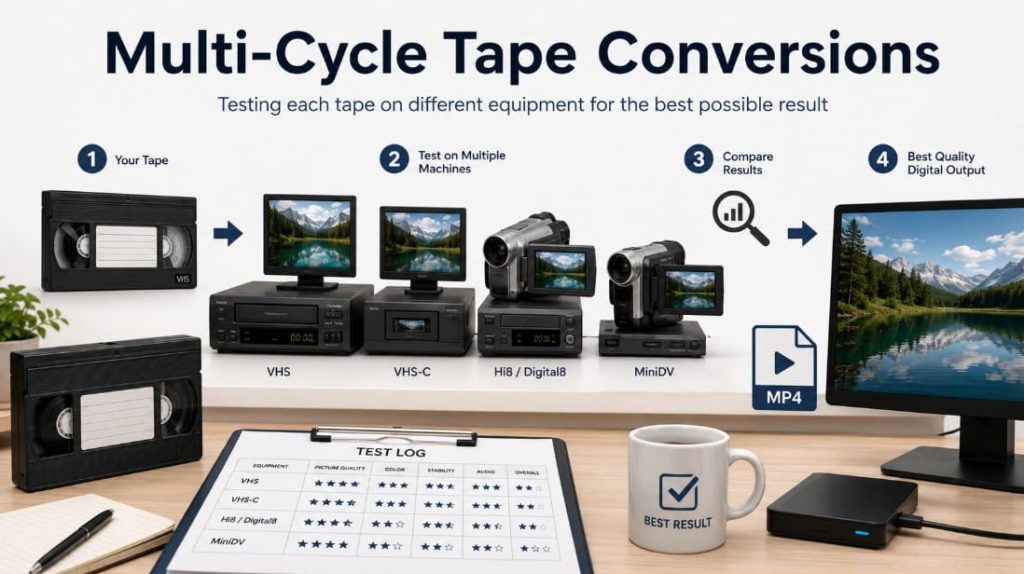 multi-cycle conversions